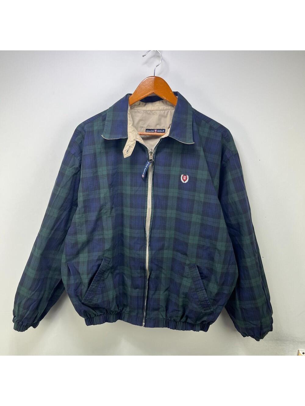 Vintage Chaps Ralph Lauren Reversible Jacket Medium Polo